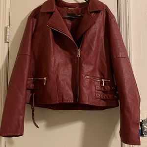 a.n.a faux leather jacket
